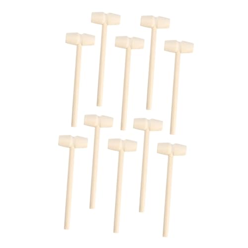 Supvox 20 Stück Teiliges Mini Holzhammer Beat Toy Holzklopfer Lernspielzeug Hand Auge Koordination für Jungen und Mädchen von Supvox