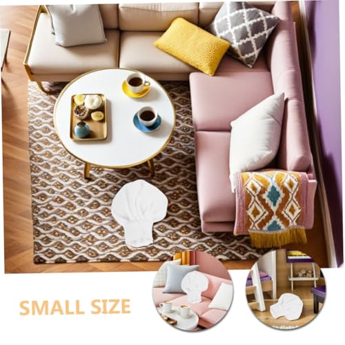 Supvox 20 Stück Teiliges Mini Kochmützen aus Stoff Niedliche Miniatur-kochmützen für Puppen und Bastelprojekte Vielseitig Einsetzbare Mini-Hut-Accessoires für DIY Dekorationen und von Supvox