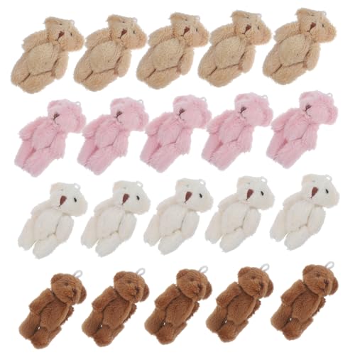 Supvox 20 Stück Teiliges Mini Plüschbär Bunte Kuscheltier Schlüsselanhänger Weiche DIY Accessoires für Taschen Geschenke Party Mitgebsel Vielseitige Bastel Dekoration Supvox 20 Stück Teiliges Mini Plüschbär Bunte Kuscheltier Schlüsselanhänger Weiche DIY Accessoires für Taschen Geschenke Party Mitgebsel Vielseitige Bastel Dekoration von Supvox