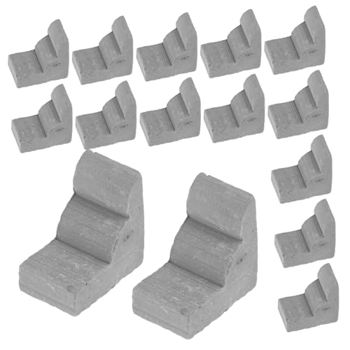 Supvox 20 Stück Teiliges Mini Ziegelbau für Realistische Ziegelmaterialien für DIY Dollhouse BAU Fördert Kreativität und Handwerkliche Fähigkeiten für Bastel und Spielprojekte von Supvox