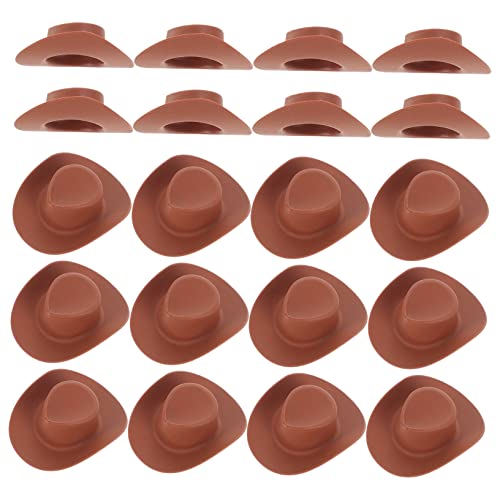 Supvox 20 Stück Teiliges Miniatur Cowboy Hüte aus Kunststoff Kleine Puppenhüte für Puppenhaus Dekoration Bastelbedarf und Rollenspiele Supvox 20 Stück Teiliges Miniatur Cowboy Hüte aus Kunststoff Kleine Puppenhüte für Puppenhaus Dekoration Bastelbedarf und Rollenspiele von Supvox