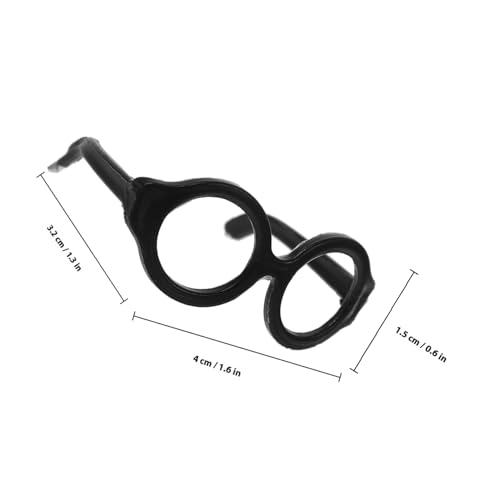 Supvox 20 Stück Teiliges Puppenbrillen Robustem Kunststoff Leichte Mini Brillen für Puppen kostümierung und DIY projekte Vielseitiges Puppenzubehör für Verkleidung und Dekoration von Supvox