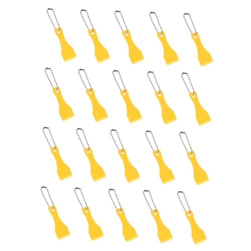 Supvox 20 Stück Teiliges Scratch Tool aus Robustem Kunststoff Kompakt und Leicht Multifunktionaler Schaber für Lotteriekarten mit Praktischem Schlüsselanhänger für Unterwegs und von Supvox