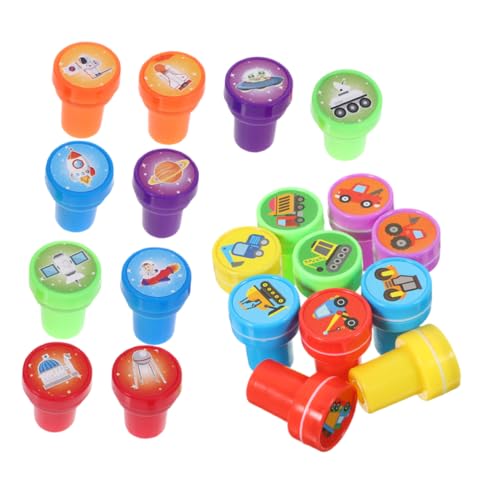 Supvox 20 Stück Teiliges Set Kinderstempel Fahrzeug und Thema Sicher und Kreativ für Belohnungen Partys und Klassenzimmer Fördert Fantasie und Interaktion Supvox 20 Stück Teiliges Set Kinderstempel Fahrzeug und Thema Sicher und Kreativ für Belohnungen Partys und Klassenzimmer Fördert Fantasie und Interaktion von Supvox