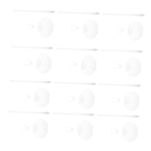 Supvox 20 Stück Teiliges Transparentes Doll Stand Verstellbare Puppenhalter aus Robustem Stabile Doll Support Ständer für Display und Aufbewahrung von Puppen und Figuren Geeignet für von Supvox