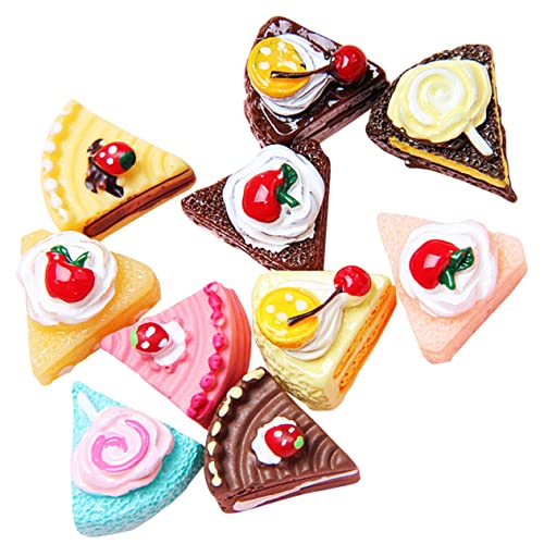 Supvox 20 Stück Teiliges aus Cartoon Kuchen Dekorationen DIY Haarschmuck Kunsthandwerkszubehör für Puppenhaus Geburtstagsfeiern Kreative Handarbeit und Stilvolle Wohnaccessoires von Supvox