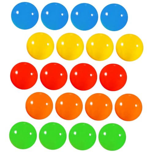 Supvox 20 Stück Teiliges spielball Bruchfestem Kunststoff Bunte Öffnungs Kugeln mit Leichter Handhabung für Unterhaltungszubehör Ziehungsspiele und Partybedarf Supvox 20 Stück Teiliges spielball Bruchfestem Kunststoff Bunte Öffnungs Kugeln mit Leichter Handhabung für Unterhaltungszubehör Ziehungsspiele und Partybedarf von Supvox