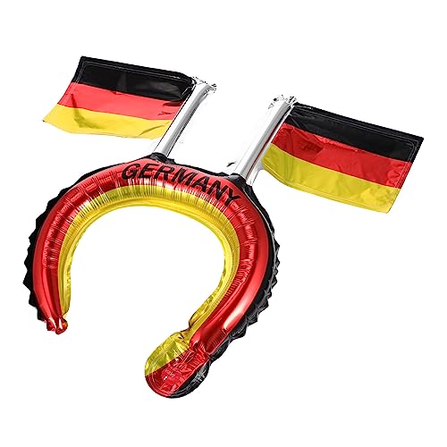 SUPVOX 20 Stück WM -Kopfschmuckflagge aufblasbare Stirnbänder Fußball-Party-Stirnbänder Ballongas luftballons Stirnband für Fußballfans Stirnband für Fußballwettbewerbe von Supvox