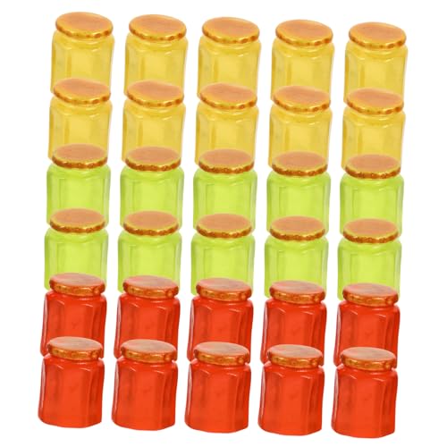 Supvox 20 Stück honigglas Dekoration für kinderspielzeug spielsachen für Toys for Puppenhauszubehör Mini-Süßigkeitsglas-Verzierung Harz Supvox 20 Stück honigglas Dekoration für kinderspielzeug spielsachen für Toys for Puppenhauszubehör Mini-Süßigkeitsglas-Verzierung Harz von Supvox