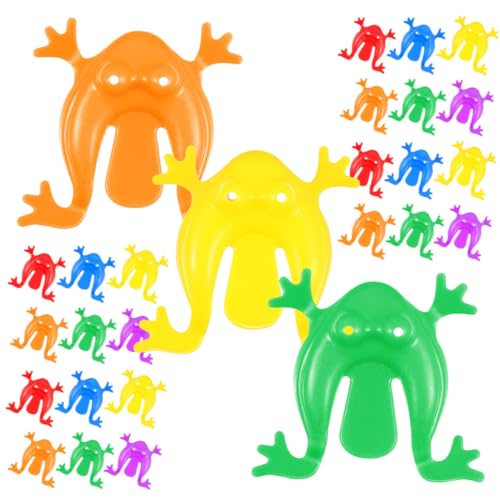 Supvox 20 Stücke Kreative Frosch Springen Kleine Springenden Frosch Jumper Winzige Frösche Für Babys Outdoor Drücken Bouncing Frogs Kunststoff von Supvox