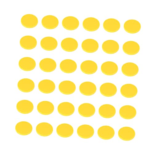Supvox 200 Stück Bunte Gelbe Zählchips Kunststoff Rund Spielsteine für Mathe Lernen Bingo Spiele Kindergarten Schule Zubehör Supvox 200 Stück Bunte Gelbe Zählchips Kunststoff Rund Spielsteine für Mathe Lernen Bingo Spiele Kindergarten Schule Zubehör von Supvox