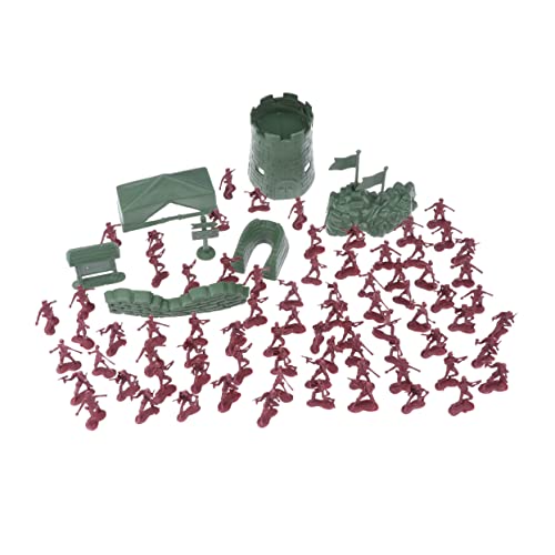 Supvox 200stücke Teiliges Mini-Soldaten-spielset Aus Kunststoff Militärische Figuren in Rot Und Grün Für Kreativität Und Militärischem Supvox 200stücke Teiliges Mini-Soldaten-spielset Aus Kunststoff Militärische Figuren in Rot Und Grün Für Kreativität Und Militärischem von Supvox