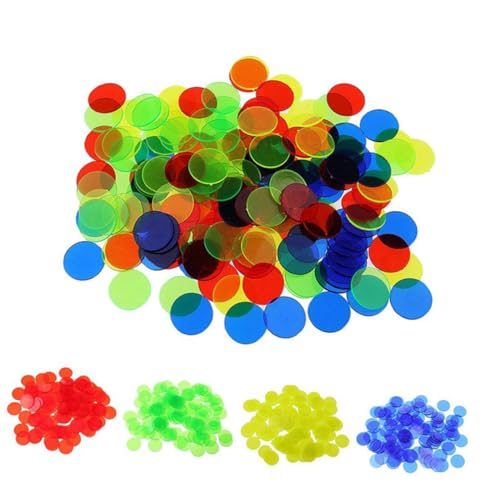 Supvox 200 Stück Teilig Bunte Plastikchips Bingo Marker Farbige Kunststoff Zähler für Bingo Spiele und Mathe Lernspiele Transparente Farbige Chips Zufällige Farben für Zufällige Farbe Supvox 200 Stück Teilig Bunte Plastikchips Bingo Marker Farbige Kunststoff Zähler für Bingo Spiele und Mathe Lernspiele Transparente Farbige Chips Zufällige Farben für Zufällige Farbe von Supvox