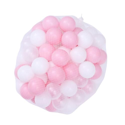 Supvox 200Stücke Ozeanbälle Aus Kunststoff Crush Spielbälle Für Babyfreundliches Wasserspielzeug Mischfarben Netzbeutel Verpackt Für Strand Und Pool von Supvox