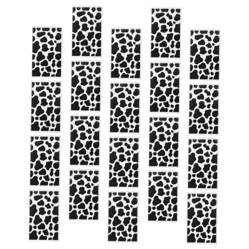 Supvox 20Blätter Kuhdruck Aufkleber DIY Scrapbooking Sticker mit Lebendigen Mustern Notizbuch Aufkleber für Kreative Dekoration und Geschenke Supvox 20Blätter Kuhdruck Aufkleber DIY Scrapbooking Sticker mit Lebendigen Mustern Notizbuch Aufkleber für Kreative Dekoration und Geschenke von Supvox