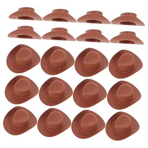 Supvox 20Stücke Cowboy Hüte aus Kunststoff Puppen Zubehör für Kreative Bastelideen Kinderfreundlich und Langlebig für Puppenspiel DIY Projekte und Supvox 20Stücke Cowboy Hüte aus Kunststoff Puppen Zubehör für Kreative Bastelideen Kinderfreundlich und Langlebig für Puppenspiel DIY Projekte und von Supvox