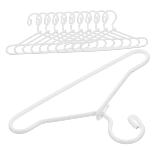 Supvox 20Stücke Maßstab Metall Für Puppenschränke Weiße Mini Kleiderbügel Für Puppenkleidung Supvox 20Stücke Maßstab Metall Für Puppenschränke Weiße Mini Kleiderbügel Für Puppenkleidung von Supvox
