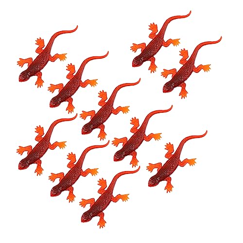 Supvox 20Stücke Realistische Gecko Spielzeuge Lustige Streichspielzeuge Für Partys Heimdekoration Und Halloween Und April Scherze von Supvox