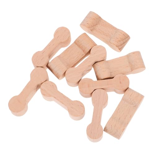 Supvox 20Stücke Teiliges Holzschienenadapter Für DIY Zugspuren Robuste Verbindungselemente Für Holzeisenbahnen Verbinden Von Zuggleisen von Supvox