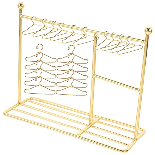 Supvox 21Stücke Teiliges Puppenbekleidungsstand Kleiderbügel Und Kleiderhalter Für Puppen Goldfarbener Mit Kleinen Kleiderbügeln Supvox 21Stücke Teiliges Puppenbekleidungsstand Kleiderbügel Und Kleiderhalter Für Puppen Goldfarbener Mit Kleinen Kleiderbügeln von Supvox
