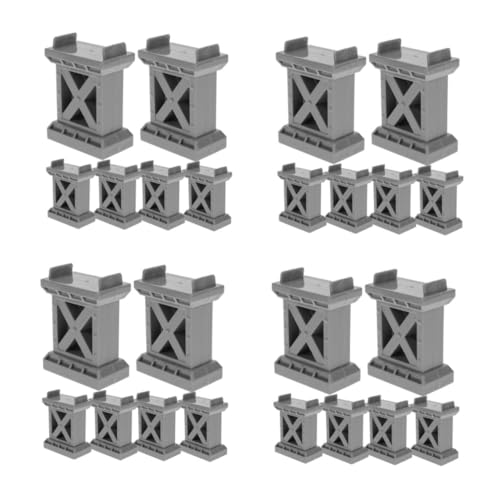 Supvox 24 Stck Teiliges Zugbrückenstützen aus Stabilem Kompatibel mit Holzspielzeug Eisenbahnschienen für Erhöhte Gleisabschnitte als Zubehör für Holzeisenbahn und Spielzeugeisenbahn Supvox 24 Stck Teiliges Zugbrückenstützen aus Stabilem Kompatibel mit Holzspielzeug Eisenbahnschienen für Erhöhte Gleisabschnitte als Zubehör für Holzeisenbahn und Spielzeugeisenbahn von Supvox