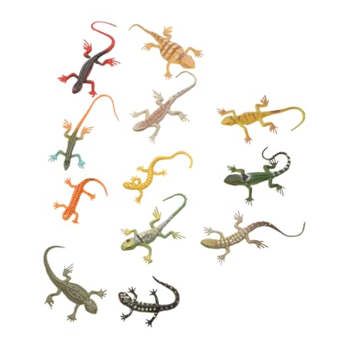 Supvox Stück Eidechsenspielzeug Eidechsenfigur Kinderspielzeug Lebensecht Gecko Künstliche Eidechsenfigur Gefälschte Tierspielzeug Eidechsenfigur Süße von Supvox
