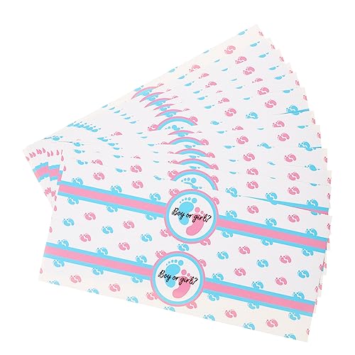 Supvox 24 Stück Geschlecht enthüllen Aufkleber Wasserflaschenetikett Dekorationen für die Babyparty enthüllt Dekorationen Flaschenetiketten für Partys Plastik Weiß Supvox 24 Stück Geschlecht enthüllen Aufkleber Wasserflaschenetikett Dekorationen für die Babyparty enthüllt Dekorationen Flaschenetiketten für Partys Plastik Weiß von Supvox