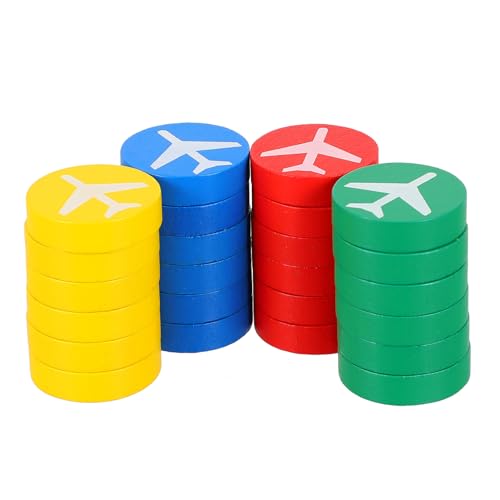 Supvox Stück Holzspielsteine für Flugschach Schachfiguren für Brettspiele für Erwachsene Fördert und Logisches von Supvox