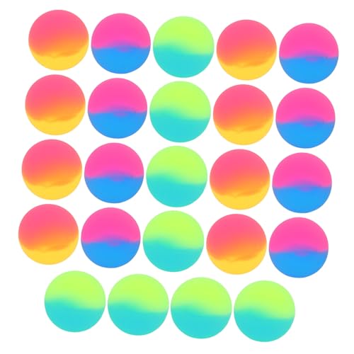 Supvox 24 Stück Hüpfendes Ballspielzeug Riesiger Hüpfball Hüpfbauer Farbenfrohe Hüpfbälle Sprungball Für Mit Fliegendem Ball Hüpfbälle Für in Großen Mengen Gummi von Supvox