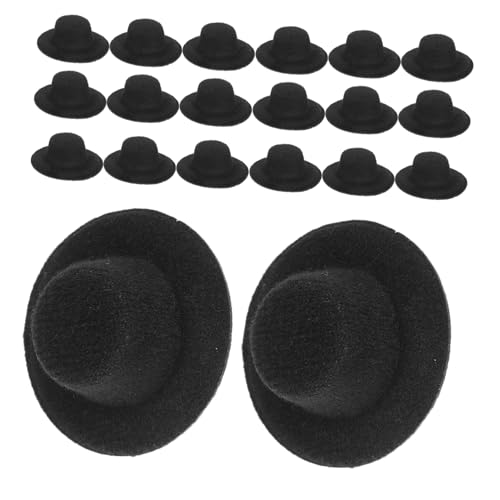 Supvox 24 Stück Mini Hüte Winzige Spielzeughüte Miniaturhüte Für DIY Mini Zylinder Miniatur Puppendekoration Winzige Kappen Zum Basteln Kleiner Hut Basteln von Supvox