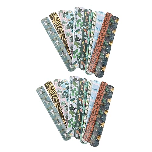 Supvox 24 Stück PVC Tier Slap Armbänder Lustige Handgelenkarmbänder für Party Mitgebsel Leicht und Tragbar für Feste und Klassenpreise von Supvox
