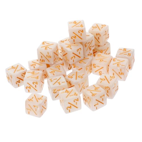 Supvox 24 Stück Plus- und Minuswürfel Platzwertwürfel Die Sammelwürfel. Party Würfelzähler Token-Zähler Zeichen Mathe- Spielzubehör Zähler für Mathespiele Acryl Weiß Supvox 24 Stück Plus- und Minuswürfel Platzwertwürfel Die Sammelwürfel. Party Würfelzähler Token-Zähler Zeichen Mathe- Spielzubehör Zähler für Mathespiele Acryl Weiß von Supvox