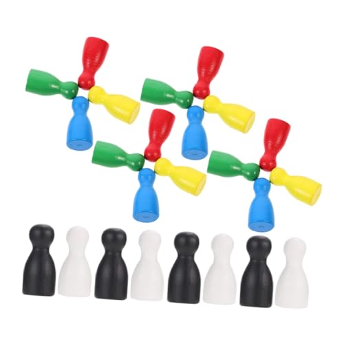Supvox 24 Stück Schachfiguren Aus Holz Schachbrett Zubehör Schachholz Schach Für Brettspiel Zubehör Für Brettspiele Supvox 24 Stück Schachfiguren Aus Holz Schachbrett Zubehör Schachholz Schach Für Brettspiel Zubehör Für Brettspiele von Supvox