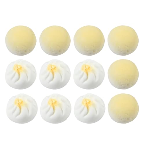 Supvox 24 Stück Teiliges Miniatur Chinesische Gedämpfte Brötchen und Mantou Realistische Mini Food Modelle aus Resin Leicht und Detailreich für Puppenhaus DIY Basteln Fotorequisiten Supvox 24 Stück Teiliges Miniatur Chinesische Gedämpfte Brötchen und Mantou Realistische Mini Food Modelle aus Resin Leicht und Detailreich für Puppenhaus DIY Basteln Fotorequisiten von Supvox