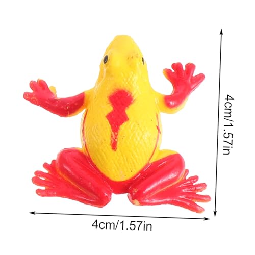 Supvox 24 Stück Teiliges Miniatur Frosch Figuren Bunt Sortiert Realistische Simulation Kindersicheres für Garten Aquarium Partygeschenke und Lernzwecke von Supvox