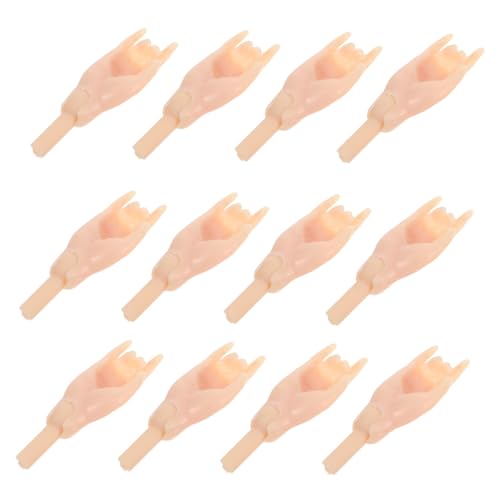 Supvox 24 Stück Teiliges Miniatur Puppenhand Realistisch Detailliert Leicht und Tragbar für Einfache Ersatzteile Sammeln und Basteln Geeignet für Puppenliebhaber und Sammler Supvox 24 Stück Teiliges Miniatur Puppenhand Realistisch Detailliert Leicht und Tragbar für Einfache Ersatzteile Sammeln und Basteln Geeignet für Puppenliebhaber und Sammler von Supvox