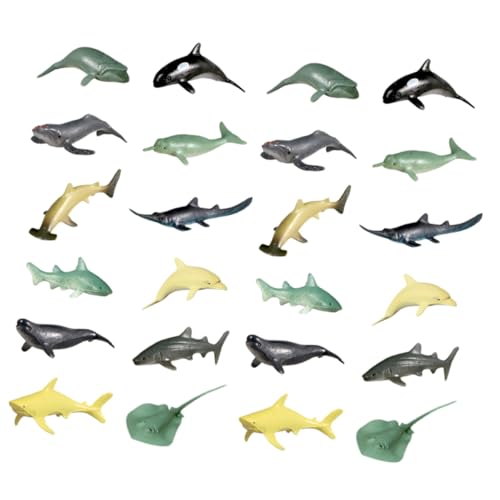 Supvox 24 Stück Teiliges Realistische Meeresbewohner Figuren aus PVC Detailgetreue Simulation von Fischen und Meerestieren Dekorative Modelle für Aquarium Kinderzimmer Lernspielzeug und Supvox 24 Stück Teiliges Realistische Meeresbewohner Figuren aus PVC Detailgetreue Simulation von Fischen und Meerestieren Dekorative Modelle für Aquarium Kinderzimmer Lernspielzeug und von Supvox
