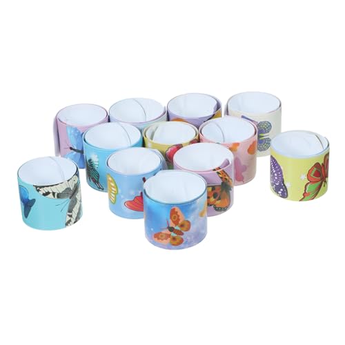 Supvox Stück Teiliges Schmetterling Themen Slap Armbänder für Cartoon Slap Wristbands für Partys Geburtstagsgeschenke Festival Überraschungen Kreative Spielzeuge von Supvox