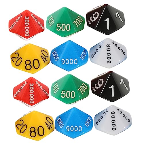 Supvox 24 Stück Würfel Mehrseitiger Schlüssel Weich Standard Party Ort Gaming Für Zahlen Spielzubehör Brettspielzubehör Brettspiel Requisiten Brettspielzubehör Kunststoff von Supvox