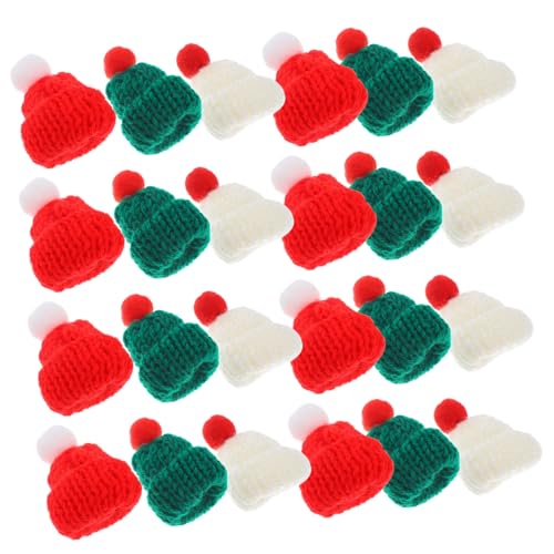 Supvox 24Stücke Mini Weihnachtspuppenmützen Dekorative Strickmützen Für DIY Bastelprojekte Weihnachtsbaumdeko Weinflaschenverkleidung Und Mehr Aus Wollgarn Gefertigt Supvox 24Stücke Mini Weihnachtspuppenmützen Dekorative Strickmützen Für DIY Bastelprojekte Weihnachtsbaumdeko Weinflaschenverkleidung Und Mehr Aus Wollgarn Gefertigt von Supvox