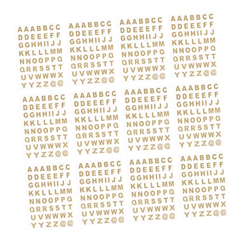 Supvox 25 Blatt Selbstklebende Alphabet Aufkleber für Notizbuch und Scrapbooking Transparente Buchstabenetiketten für Kreative Bastelprojekte Langlebig und Leicht Anzubringen Supvox 25 Blatt Selbstklebende Alphabet Aufkleber für Notizbuch und Scrapbooking Transparente Buchstabenetiketten für Kreative Bastelprojekte Langlebig und Leicht Anzubringen von Supvox