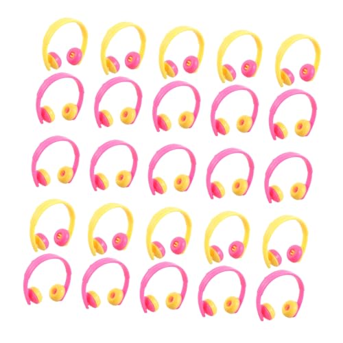 Supvox Miniatur-Requisiten-Set 25-teilig Mini-Headset Für Puppenhaus Mädchen- Zufällige Farbe von Supvox