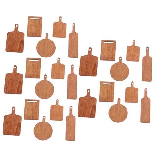 Supvox 25 Stück Miniaturfutter Und Mit Hackingplatine Miniatur-puppenhaus-küchen-backzubehör Puppenküchenschneidebrett Mini-küchenmodell Schneidebrett Klein Light Brown Hölzern Supvox 25 Stück Miniaturfutter Und Mit Hackingplatine Miniatur-puppenhaus-küchen-backzubehör Puppenküchenschneidebrett Mini-küchenmodell Schneidebrett Klein Light Brown Hölzern von Supvox