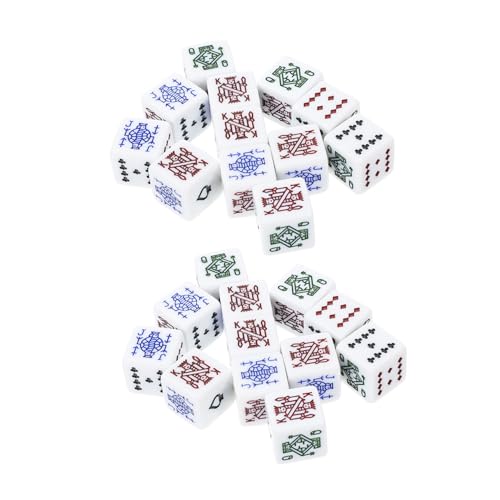 Supvox 25 Stück Teiliges Poker Würfel Set Weiß Standard Spielwürfel für Brettspiele Kartenspiele und Partyzubehör Vielseitig Einsetzbar für Familien Gesellschaftsspiele Supvox 25 Stück Teiliges Poker Würfel Set Weiß Standard Spielwürfel für Brettspiele Kartenspiele und Partyzubehör Vielseitig Einsetzbar für Familien Gesellschaftsspiele von Supvox