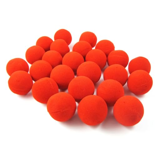 Supvox 25 Stück Teiliges Rotes Schwamm Clownnasen Lustiges und Kostüm Accessoire für Weihnachten Halloween Mottopartys Einfach zu Tragen und Robust Supvox 25 Stück Teiliges Rotes Schwamm Clownnasen Lustiges und Kostüm Accessoire für Weihnachten Halloween Mottopartys Einfach zu Tragen und Robust von Supvox