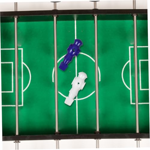 Supvox 26 Stück Teiliges Foosball Ersatzspieler aus Robustem Kunststoff Kompatibel mit Standard Tischfußballtischen Einfache Montage für Langlebige Fußballtisch Figuren in Blau und Weiß von Supvox