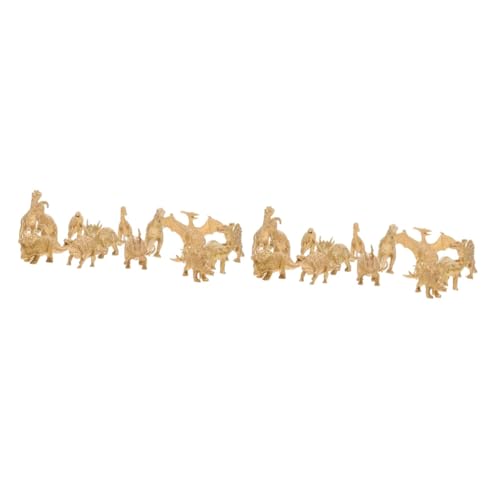 Supvox 28 Stck Teiliges Dinosaurier Modellset aus Kunststoff Realistische Miniaturfiguren für Schreibtischdekoration Kreatives Fantasie und Kognitiven Fähigkeiten für Dino Fans von Supvox