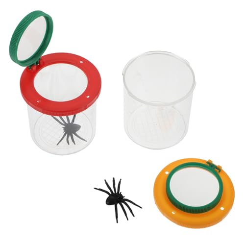 Supvox 2Er-Box Beobachtungskastenspielzeug Für im Freien Lupe Kinderset Überwachung Kinderfänger Insektenbeobachtungsbecher Kit zur Beobachtung von Insekten optische Acryl linse Supvox 2Er-Box Beobachtungskastenspielzeug Für im Freien Lupe Kinderset Überwachung Kinderfänger Insektenbeobachtungsbecher Kit zur Beobachtung von Insekten optische Acryl linse von Supvox
