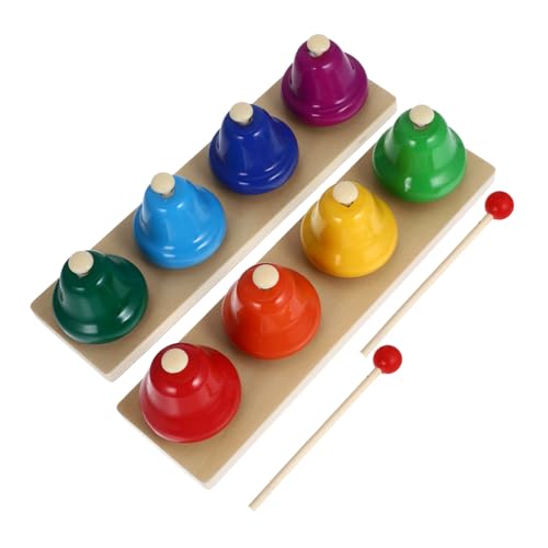 Supvox Musikinstrumente Aus Holz Für Jungen Und Mädchen Spielzeug Handglocke Schlaginstrument Für Kleinkinder Sensorisches Lernspielzeug Musikspielzeug Für Die Früherziehung von Supvox