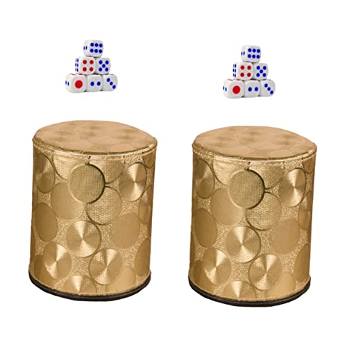 Supvox 2Er-Sets-Box Leder farbbecher Becher Easy putz настольные игры spielwaren draußen lederwürfelbecher Toy Tee Becher große Spiel Würfelbecher PU-Leder Golden Supvox 2Er-Sets-Box Leder farbbecher Becher Easy putz настольные игры spielwaren draußen lederwürfelbecher Toy Tee Becher große Spiel Würfelbecher PU-Leder Golden von Supvox